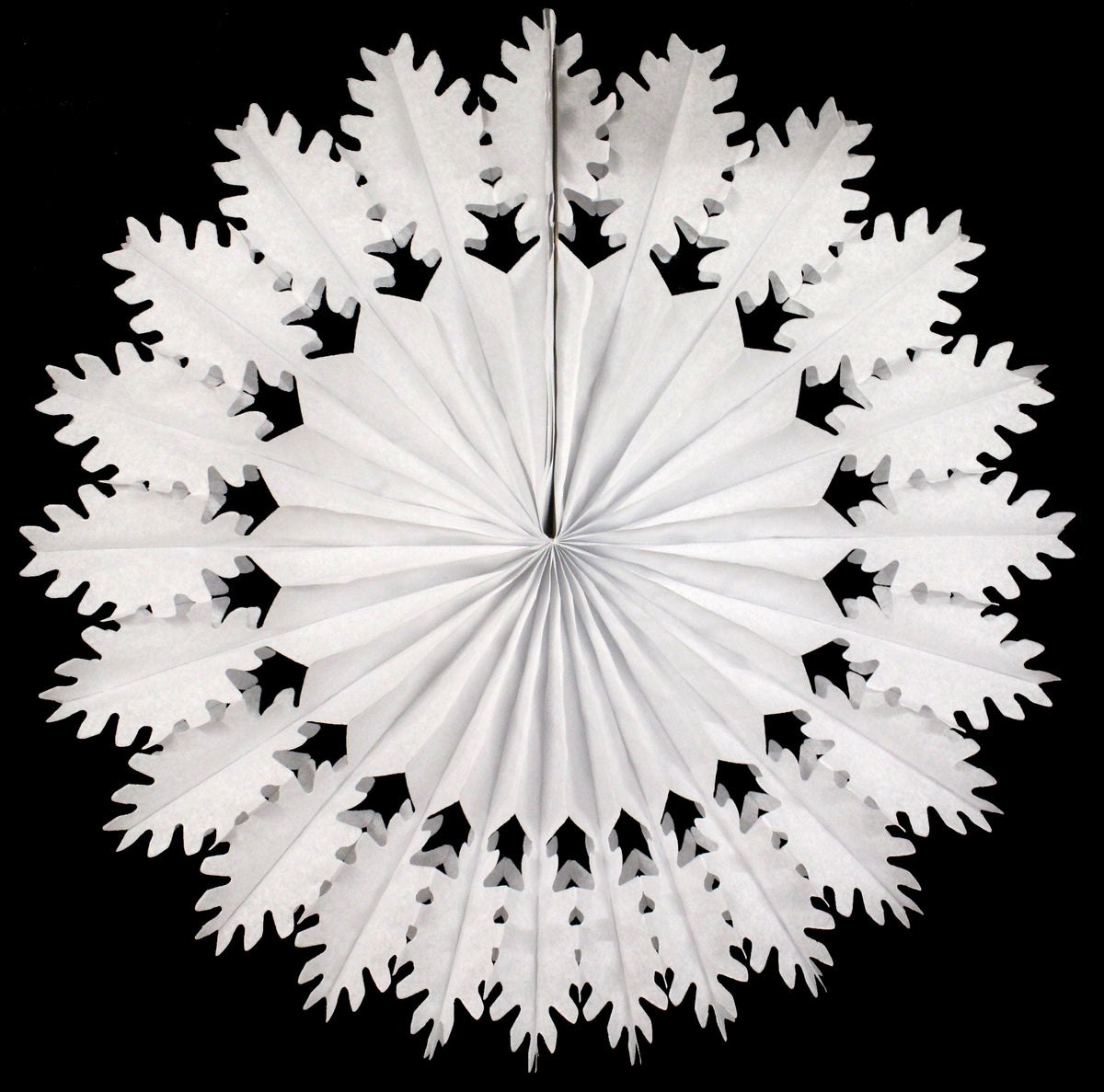 26 Inch Tissue Paper Snowflake Decorations Made in USA Devra Party Art