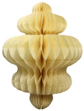 10 Inch Honeycomb Chandelier Decoration - 3-Pack - MULTIPLE COLORS