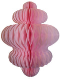 10 Inch Honeycomb Chandelier Decoration - 3-Pack - MULTIPLE COLORS