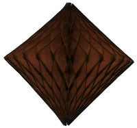 2-Pack 18 Inch Honeycomb Diamond Decorations - Solid Colors