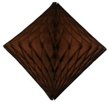 2-Pack 18 Inch Honeycomb Diamond Decorations - Solid Colors