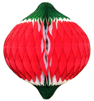 12 Inch Honeycomb Oval Ornament Decoration - 6-Pack - MULTIPLE COLORS