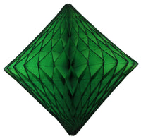 2-Pack 18 Inch Honeycomb Diamond Decorations - Solid Colors