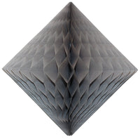 2-Pack 18 Inch Honeycomb Diamond Decorations - Solid Colors
