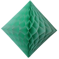 2-Pack 18 Inch Honeycomb Diamond Decorations - Solid Colors