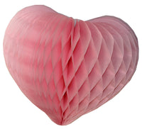 6-Pack 12 Inch Honeycomb Hearts - MULTIPLE COLORS