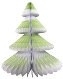 12 Inch Honeycomb Christmas Tree - Frosted Design (single tree)