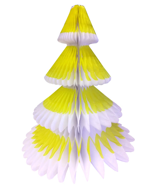12 Inch Honeycomb Christmas Tree, Frosted Design (single tree) | Devra ...