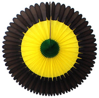 3-Pack 13 Inch Jamaican Tissue Fan Decoration