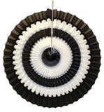 16 Inch Striped Tissue Fans - 6-pack - MULTIPLE COLOR OPTIONS