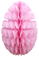 3-Pack 16 Inch Honeycomb Easter Egg Decoration - MULTIPLE COLORS - SOLID