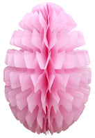 16 Inch Honeycomb Easter Egg Decoration (Single Egg) - Solid Colors
