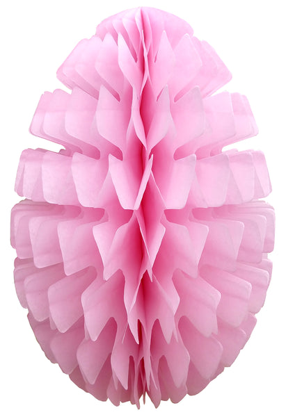 3-Pack 16 Inch Honeycomb Easter Egg Decoration - MULTIPLE COLORS - SOLID