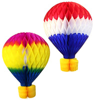 16 Inch Honeycomb Hot Air Balloon - MULTIPLE OPTIONS