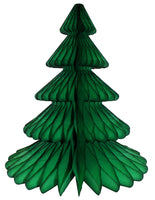 3-pack 17 Inch Honeycomb Christmas Tree - Solid Colors