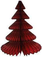 17 Inch Honeycomb Christmas Tree - Solid Colors (single tree)