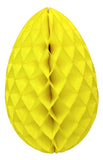 Large 18 Inch Honeycomb Egg Decoration - MULTIPLE COLORS (single egg)