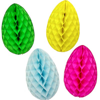 Large 18 Inch Honeycomb Egg Decoration - MULTIPLE COLORS (single egg)