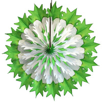 19 Inch Tissue Snowflake - Dip-Dyed Edges (6-pack)