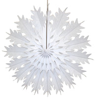 19 Inch Tissue Snowflake - Solid Colors (3-pack)