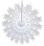 19 Inch Tissue Snowflake - Solid Colors (3-pack)