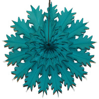 19 Inch Tissue Snowflake - Solid Colors (3-pack)