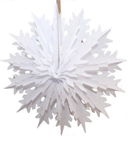 19 Inch Tissue Snowflake - Dip-Dyed Edges (6-pack)
