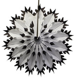 19 Inch Tissue Snowflake - Dip-Dyed Edges (6-pack)