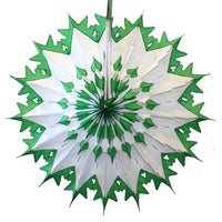 19 Inch Tissue Snowflake - Dip-Dyed Edges (6-pack)