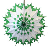 19 Inch Tissue Snowflake - Dip-Dyed Edges (6-pack)