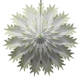 19 Inch Tissue Snowflake - Dip-Dyed Edges (6-pack)
