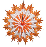 19 Inch Tissue Snowflake - Dip-Dyed Edges (6-pack)