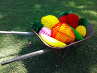 14 Inch Honeycomb Mango Decoration (3-Pack)