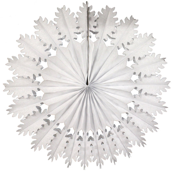 26 Inch Extra-Large Tissue Paper Snowflake Decorations (Single Snowflake)