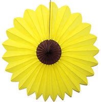 Sunflower Tissue Fans - 6-pack - MULTIPLE SIZES