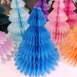 12 Inch Honeycomb Christmas Tree - Solid Colors (3-pack)