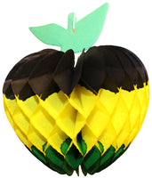 7 Inch Honeycomb Apple Decoration (6-pack)