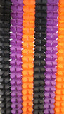 6-Piece Halloween Party Garlands, 12 Foot (Black, Orange, Purple)