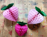 10 Inch Strawberry Decorations (3-pack)