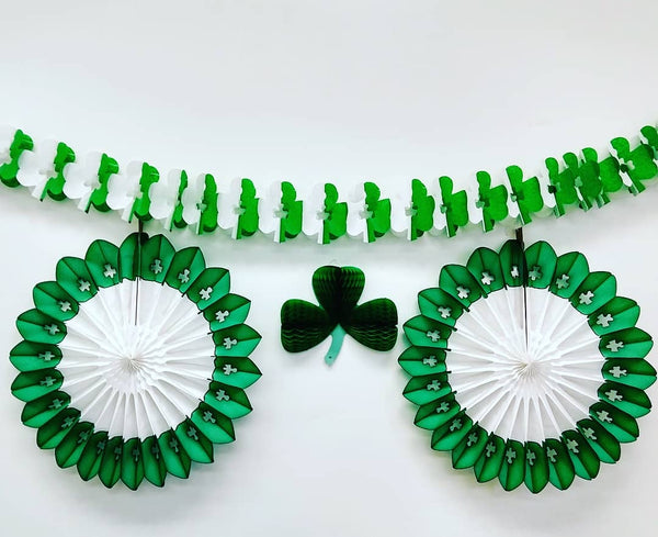 13 Inch Honeycomb Shamrock, MULTIPLE PACK OPTIONS | Devra Party – Devra ...