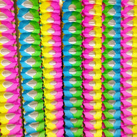 Multi Rainbow Oval Garland, 12 Foot (Yellow, Green, Blue, Cerise)