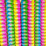 Multi Rainbow Oval Garland, 12 Foot (Yellow, Green, Blue, Cerise)