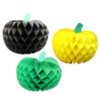 3-Piece 10 Inch Jamaican Honeycomb Pumpkins (Solid)