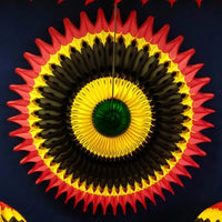 Kwanzaa African Heritage Tissue Fan Decoration