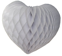 6-Pack 8 Inch Honeycomb Hearts - MULTIPLE COLORS