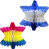 14 Inch Honeycomb Star of David Decoration - MULTIPLE OPTIONS