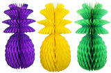13 Inch Pineapple Decorations (Assorted Color 3-pack)