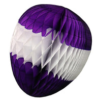 6-Pack 12 Inch Striped Easter Egg Decorations - MULTIPLE COLORS