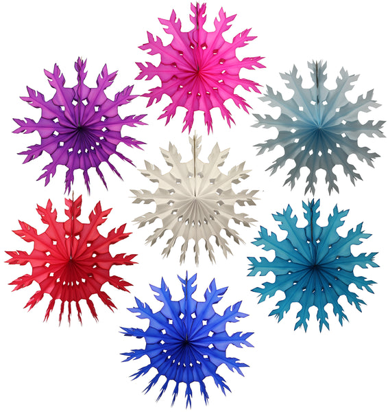 15 Inch Tissue Snowflakes (6-pack)