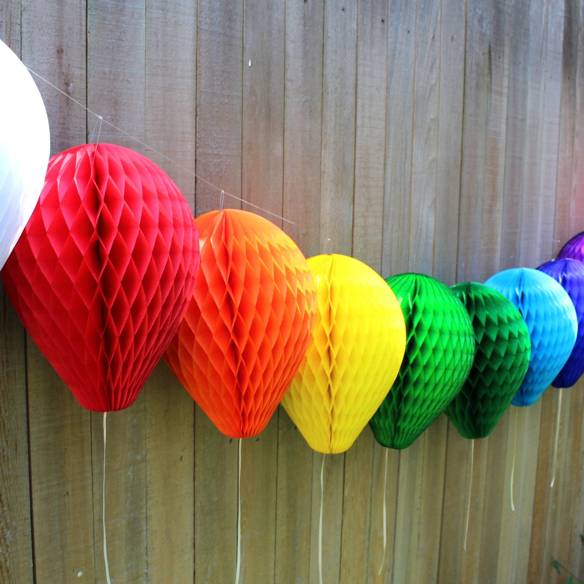 11 Inch Honeycomb Paper Balloon, 3-Pack | Made in USA by Devra Party ...